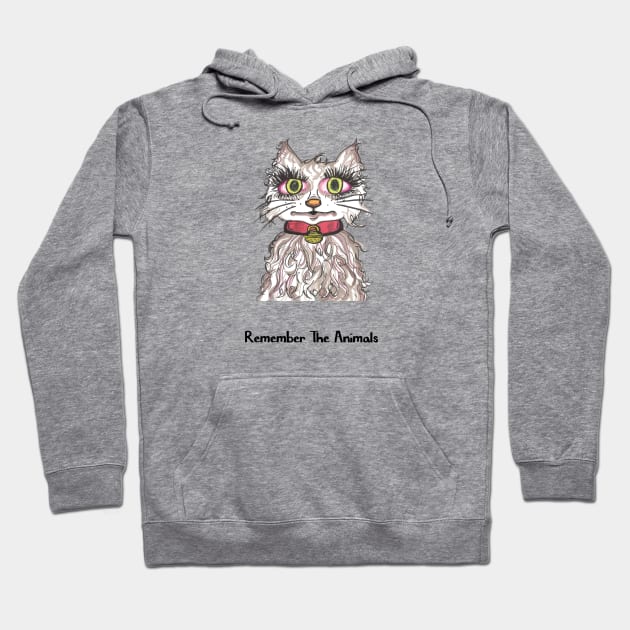 Remember The Animals Cute Cat Hoodie by Olloway